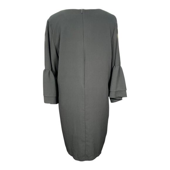 Belongci Dress Size Large Black Bell Sleeve Western Gothic itchy Romantic - Picture 2 of 10